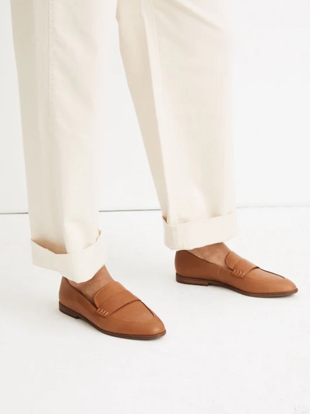 Madewell Alex Loafer Shoes Womens 6 Saddle Brown Slip On Business Preppy Classic